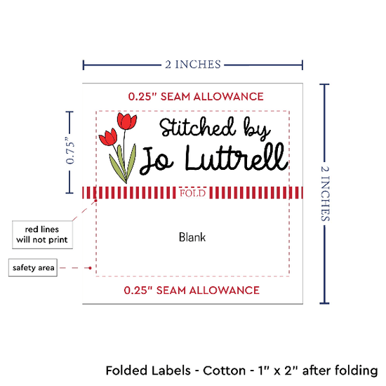 PPLR_HIDDEN_PRODUCT Spring Tulips (2"x1"-Cotton)