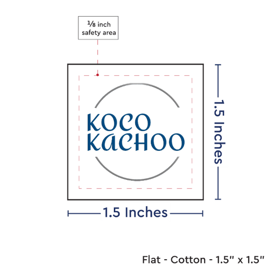 PPLR_HIDDEN_PRODUCT Print your Logo or Image on FLAT Cotton Tags