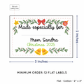 PPLR_HIDDEN_PRODUCT Holiday Bells with Fill in Blanks (2"x3" Cotton - 12 labels/set)