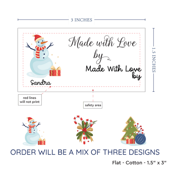 PPLR_HIDDEN_PRODUCT Christmas Sampler Large (1.5"x3"-Cotton)