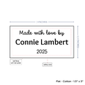 PPLR_HIDDEN_PRODUCT Text Only Medium Large Label (1.5"x3"-Cotton)