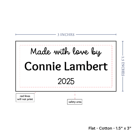 PPLR_HIDDEN_PRODUCT Text Only Medium Large Label (1.5"x3"-Cotton)
