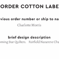 PPLR_HIDDEN_PRODUCT Reorder Previous Label Design - COTTON
