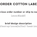 PPLR_HIDDEN_PRODUCT Reorder Previous Label Design - COTTON
