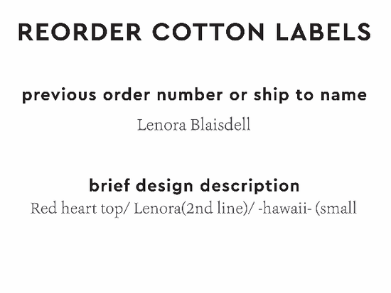 PPLR_HIDDEN_PRODUCT Reorder Previous Label Design - COTTON