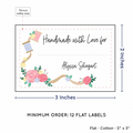 PPLR_HIDDEN_PRODUCT Thread and Flowers with Fill in Blanks (2"x3" Cotton - 12 labels/set)