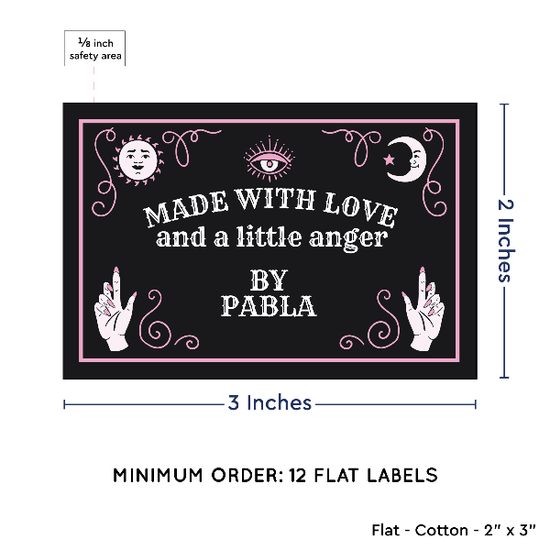 PPLR_HIDDEN_PRODUCT Spirit Board (2"x3" Cotton - 12 labels/set)
