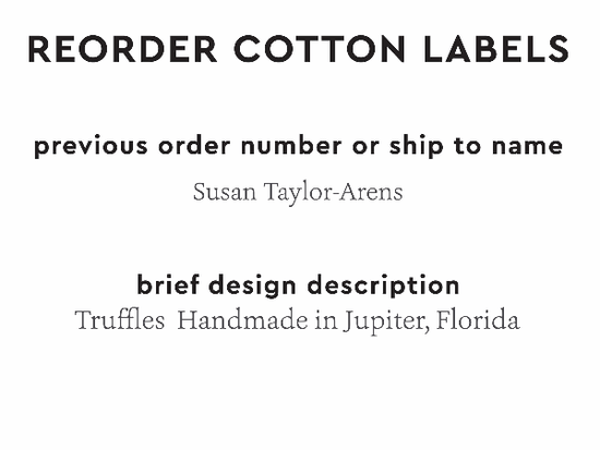 PPLR_HIDDEN_PRODUCT Reorder Previous Label Design - COTTON