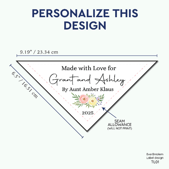 PPLR_HIDDEN_PRODUCT Floral triangle label