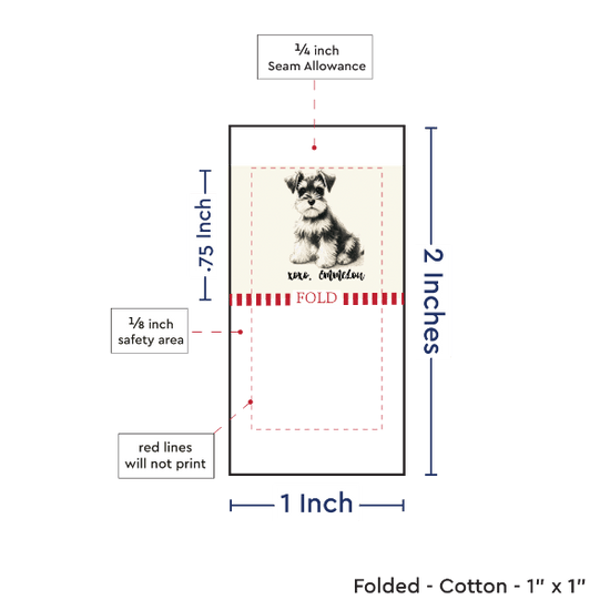 PPLR_HIDDEN_PRODUCT Print Your Logo or Image on FOLDED Cotton Tags