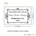 PPLR_HIDDEN_PRODUCT Swirl Accent Border (2"x3" Cotton - 12 labels/set)