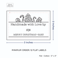 PPLR_HIDDEN_PRODUCT Holiday Treats (2"x3" Cotton - 12 labels/set)