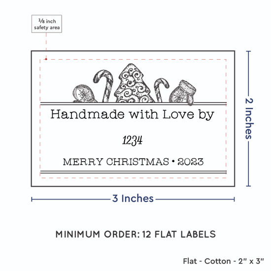 PPLR_HIDDEN_PRODUCT Holiday Treats (2"x3" Cotton - 12 labels/set)