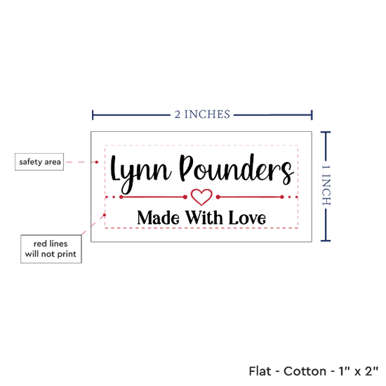 PPLR_HIDDEN_PRODUCT Modern Heart (2"x1"-Cotton)