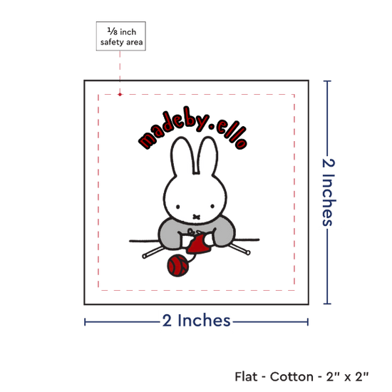 PPLR_HIDDEN_PRODUCT Print your Logo or Image on FLAT Cotton Tags