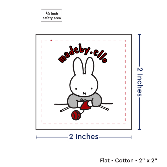 PPLR_HIDDEN_PRODUCT Print your Logo or Image on FLAT Cotton Tags
