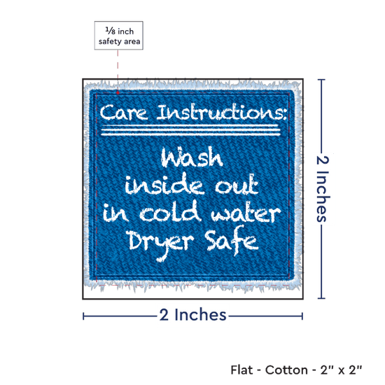 PPLR_HIDDEN_PRODUCT Print your Logo or Image on FLAT Cotton Tags