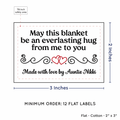 PPLR_HIDDEN_PRODUCT Double Heart Quote (2"x3" Cotton - 12 labels/set)