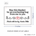 PPLR_HIDDEN_PRODUCT Double Heart Quote (2"x3" Cotton - 12 labels/set)