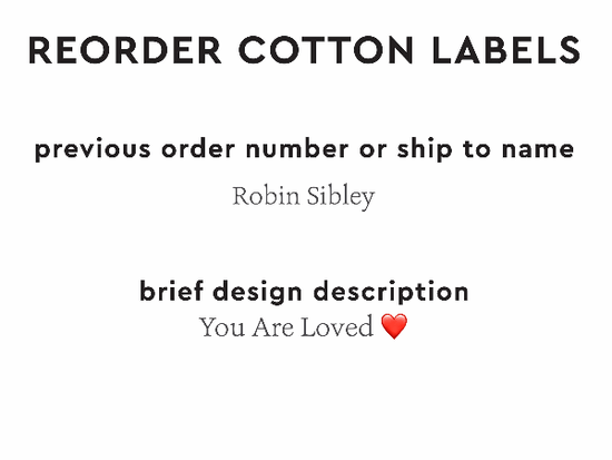 PPLR_HIDDEN_PRODUCT Reorder Previous Label Design - COTTON