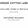 PPLR_HIDDEN_PRODUCT Reorder Previous Label Design - COTTON