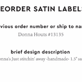 PPLR_HIDDEN_PRODUCT Reorder Previous Label Design - SATIN