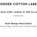 PPLR_HIDDEN_PRODUCT Reorder Previous Label Design - COTTON
