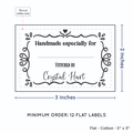PPLR_HIDDEN_PRODUCT Swirl Accent Border with Fill in Blanks (2"x3" Cotton - 12 labels/set)