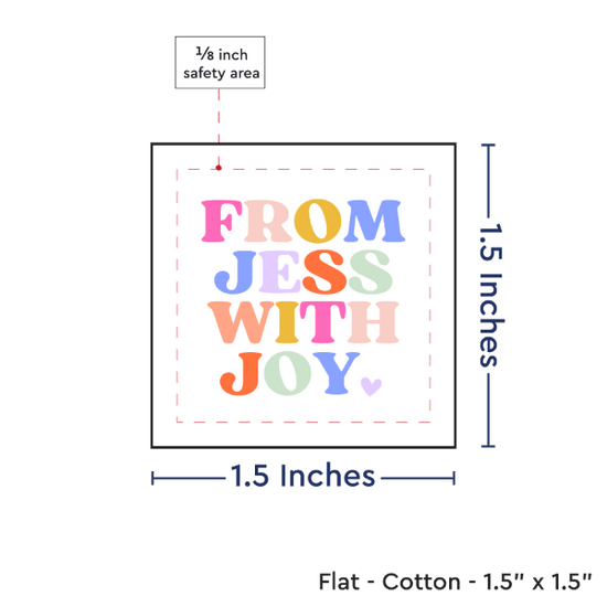 PPLR_HIDDEN_PRODUCT Print your Logo or Image on FLAT Cotton Tags