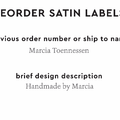 PPLR_HIDDEN_PRODUCT Reorder Previous Label Design - SATIN