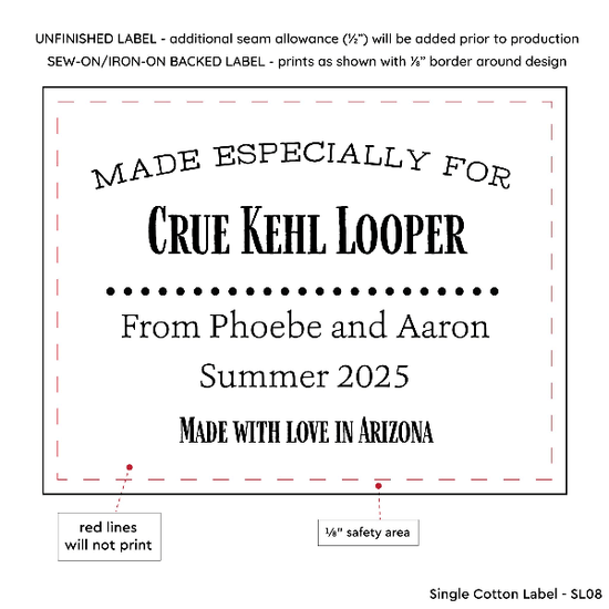 PPLR_HIDDEN_PRODUCT Simple Baby Label
