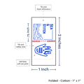 PPLR_HIDDEN_PRODUCT Print Your Logo or Image on FOLDED Cotton Tags
