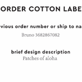 PPLR_HIDDEN_PRODUCT Reorder Previous Label Design - COTTON
