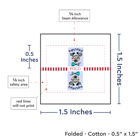 PPLR_HIDDEN_PRODUCT Print Your Logo or Image on FOLDED Cotton Tags