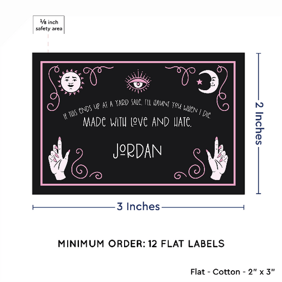 PPLR_HIDDEN_PRODUCT Spirit Board (2"x3" Cotton - 12 labels/set)