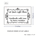 PPLR_HIDDEN_PRODUCT Swirl Accent Border (2"x3" Cotton - 12 labels/set)