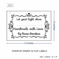 PPLR_HIDDEN_PRODUCT Swirl Accent Border with Fill in Blanks (2"x3" Cotton - 12 labels/set)