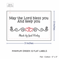 PPLR_HIDDEN_PRODUCT Double Heart Quote (2"x3" Cotton - 12 labels/set)