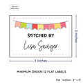PPLR_HIDDEN_PRODUCT Colorful Banner (2"x3" Cotton - 12 labels/set)