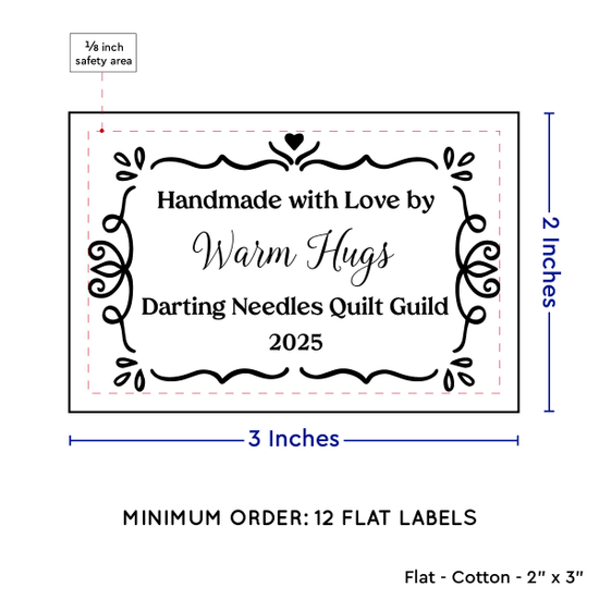 PPLR_HIDDEN_PRODUCT Swirl Accent Border (2"x3" Cotton - 12 labels/set)