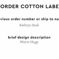 PPLR_HIDDEN_PRODUCT Reorder Previous Label Design - COTTON