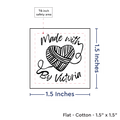 PPLR_HIDDEN_PRODUCT Print your Logo or Image on FLAT Cotton Tags