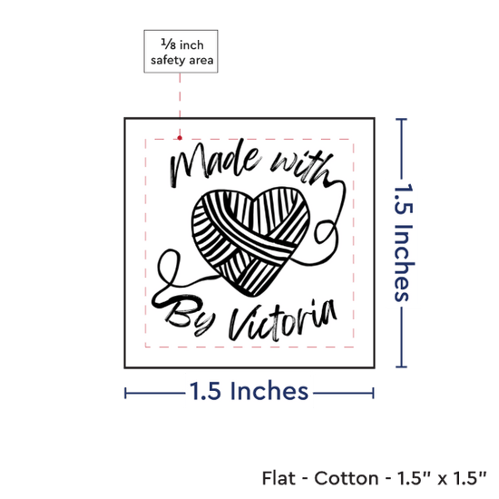 PPLR_HIDDEN_PRODUCT Print your Logo or Image on FLAT Cotton Tags