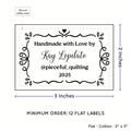 PPLR_HIDDEN_PRODUCT Swirl Accent Border (2"x3" Cotton - 12 labels/set)