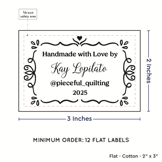 PPLR_HIDDEN_PRODUCT Swirl Accent Border (2"x3" Cotton - 12 labels/set)