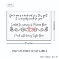 PPLR_HIDDEN_PRODUCT Double Heart Quote (2"x3" Cotton - 12 labels/set)