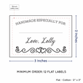 PPLR_HIDDEN_PRODUCT Double heart border with Fill in Blanks (2"x3" Cotton - 12 labels/set)