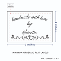 PPLR_HIDDEN_PRODUCT Double Heart Border (2"x3" Cotton - 12 labels/set)