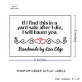 PPLR_HIDDEN_PRODUCT Double Heart Quote (2"x3" Cotton - 12 labels/set)