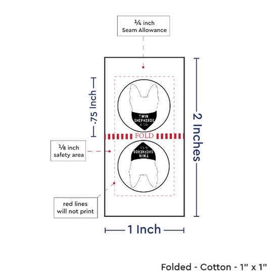 PPLR_HIDDEN_PRODUCT Print Your Logo or Image on FOLDED Cotton Tags